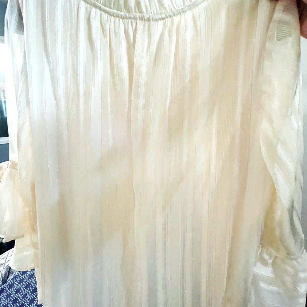 LC Lauren Conrad Cream Blouse